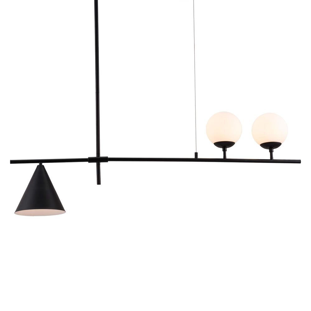 Zuo Modern Richiza Ceiling Lamp in Black, , large