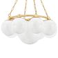 Hudson Valley Lighting Thornwood 9-Light Chandelier in Aged Brass, , large