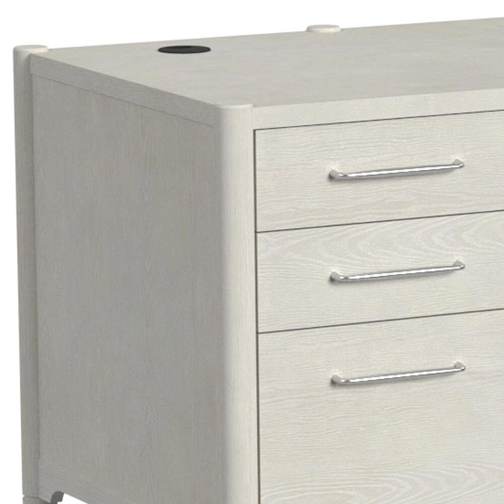 Wycliff Bay Towne 69" Executive Desk in Ash White, , large