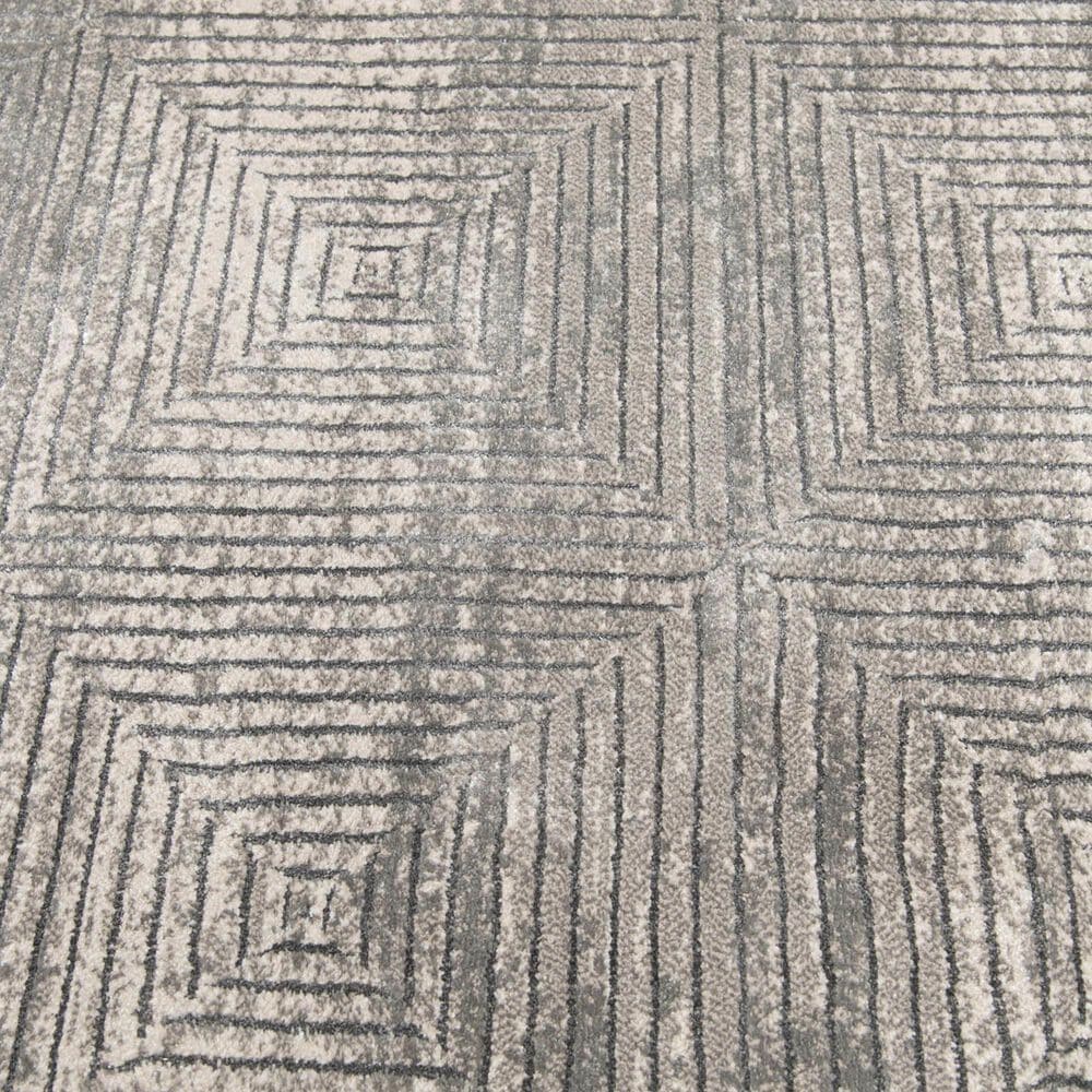 Central Oriental Clearwater Barris 7&#39;10&quot; x 9&#39;10&quot; Oyster and Ghost Area Rug, , large