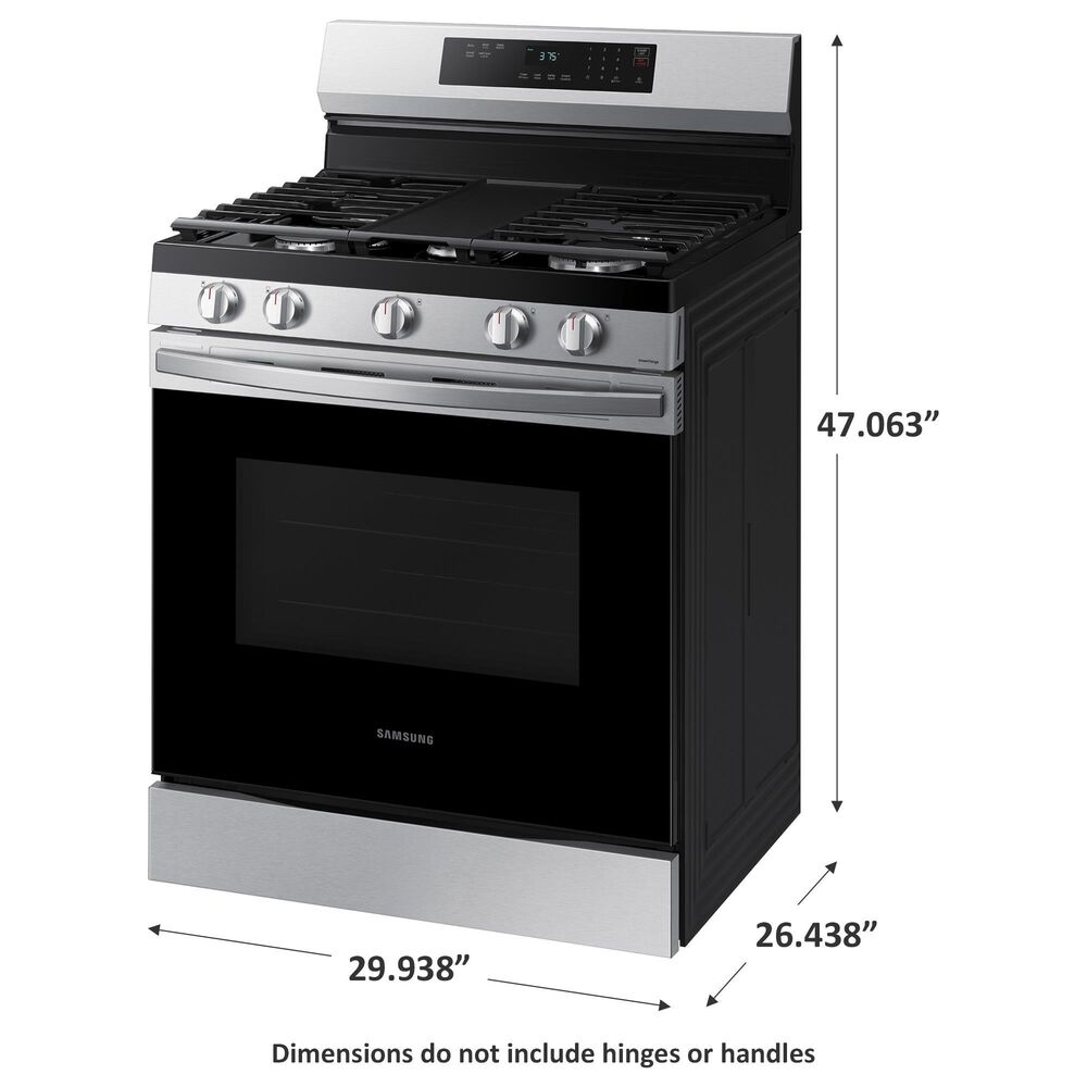 Samsung 6 Cu. Ft. Freestanding Gas Range with Self Clean in Stainless Steel, , large