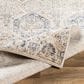 Surya Indigo IGO-2308 2" x 2"9" Blue, Charcoal and Tan Scatter Rug, , large