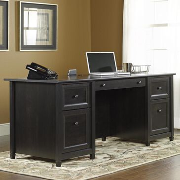 Sauder Edge Water Executive Desk in Estate Black, , large