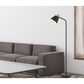 Cal Lighting BrassLine Floor Lamp in Matte Black, , large