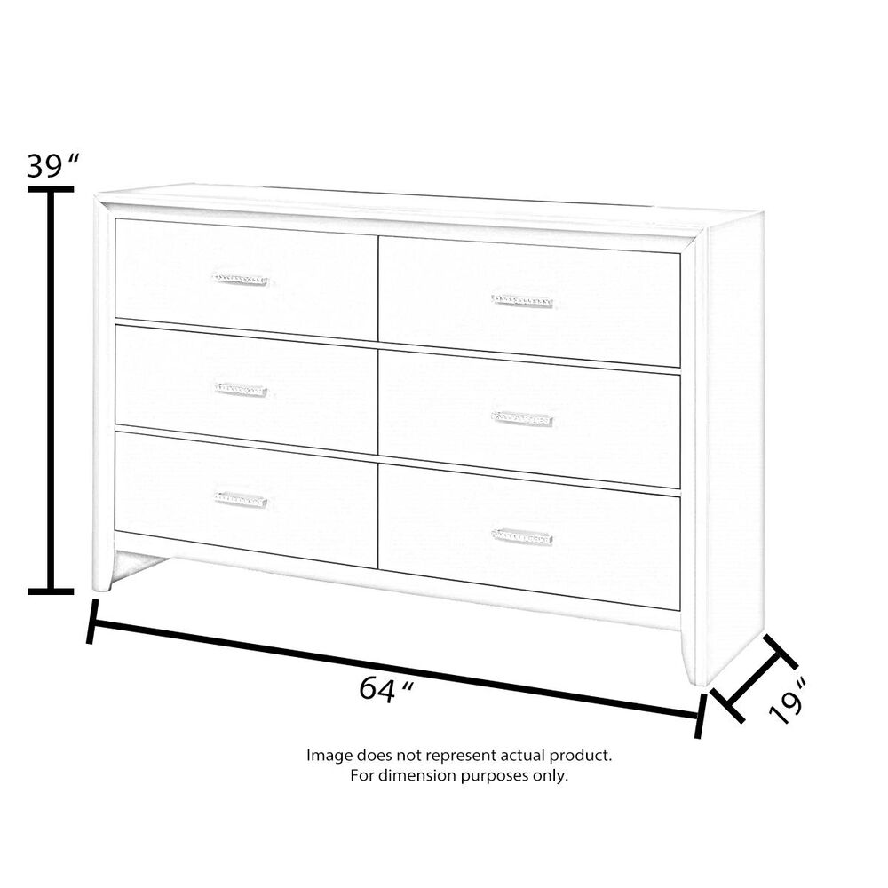 Napa Furniture Design Hill Crest 7 Drawer Dresser in Dark Chestnut, , large