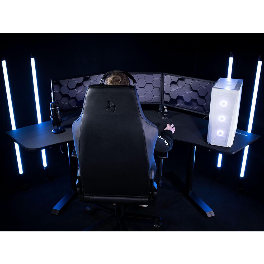 Arrozi Arena Angelo Gaming Desk in Pure Black, , large