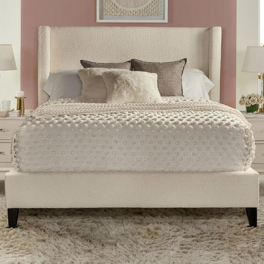 Simeon Collection Angel King Bed in Himalaya Ivory, , large