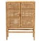 Baxton Studio Vivan 3-Shelf Storage Cabinet in Natural Brown, , large