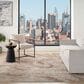 Nourison Central Park West CEP01 Beige and Brown 9" x 12" Area Rug, , large