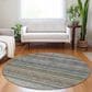Dalyn Rug Company Burano BU5 8" Round Taupe Indoor/Outdoor Area Rug, , large
