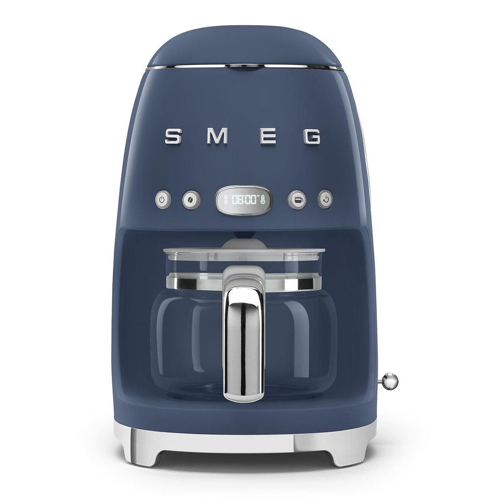 SMEG 47 Oz Drip Filter Coffee Machine in Navy Blue, , large