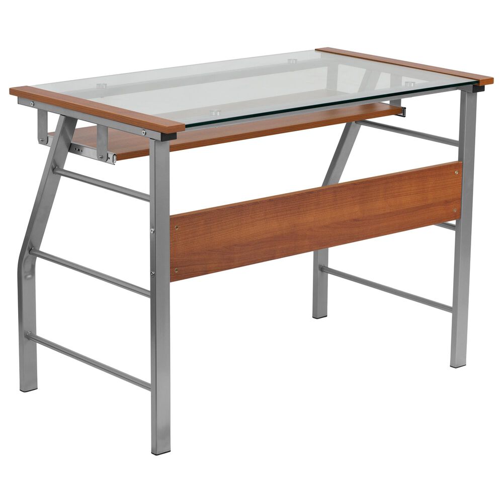 Flash Furniture Desk in Light Wood, , large