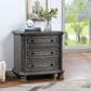 Sasha Lee Lake Way 3-Drawer Nightstand in Sandblasted Gray, , large