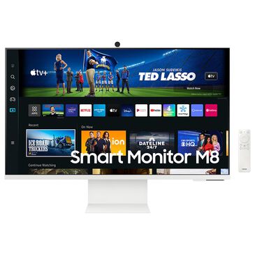 Samsung 27" M8 4K UHD LED Smart Monitor in White, , large