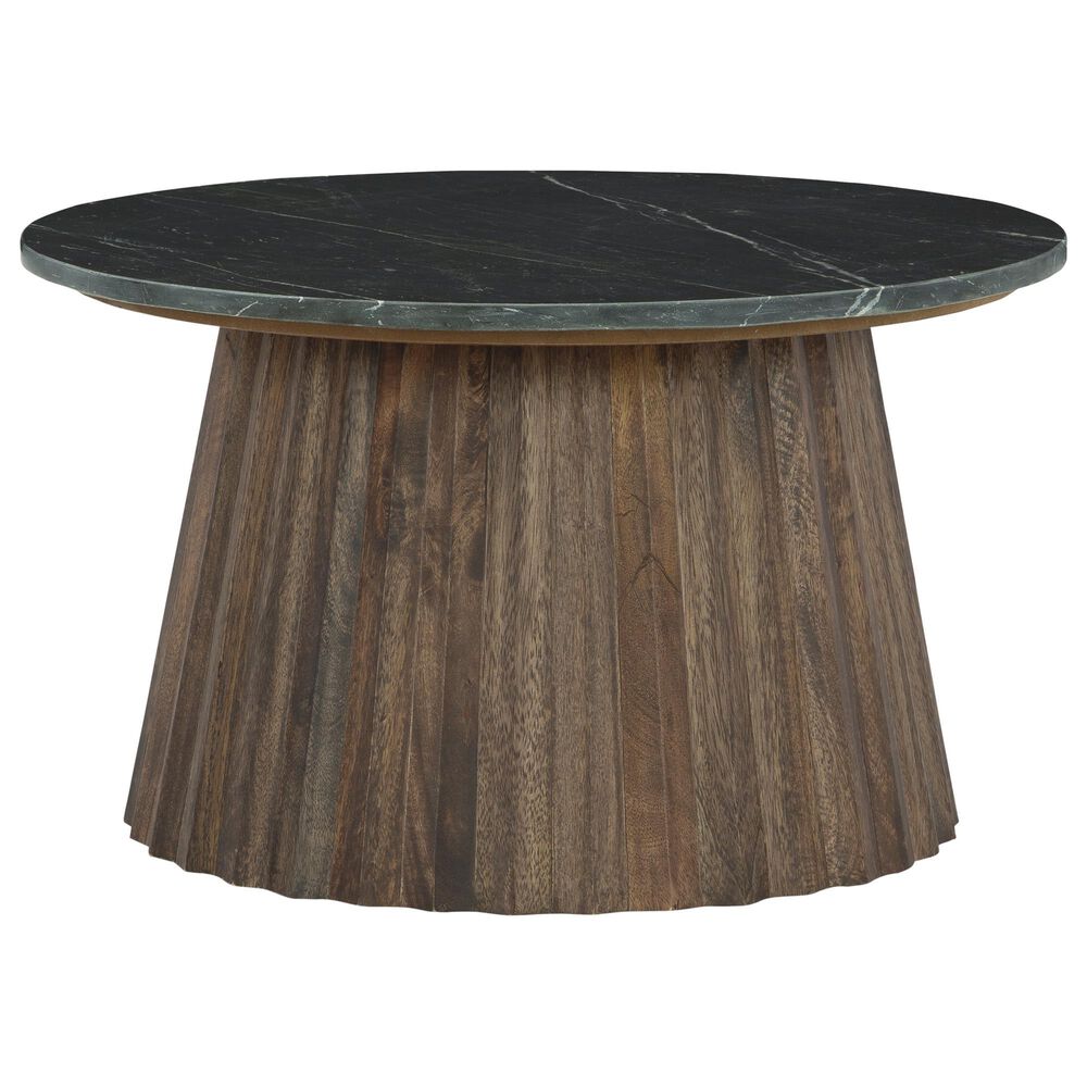 Ashley Ceilby Accent Coffee Table in Black and Brown | NFM