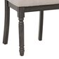 Linon Home Decor Willow Side Chair in Dark Grey, , large