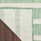 Nourison Positano POS03 Blue, Green and Ivory 8" x 10" Indoor/Outdoor Area Rug, , large