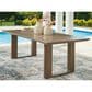 Ashley Serene Bay Outdoor Dining Table in Dark Brown, , large