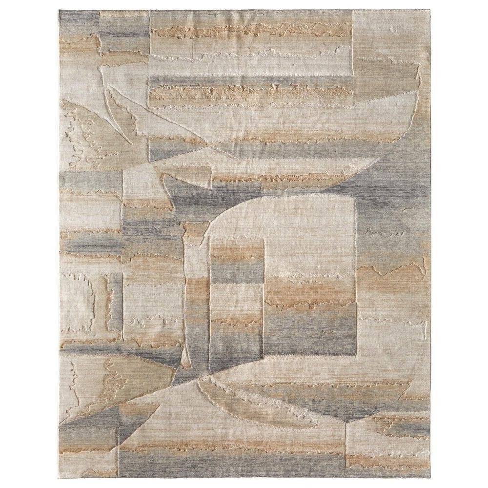 Feizy Rugs Jaxson JXN39PXF Gray and Multi 10" x 14" Area Rug, , large