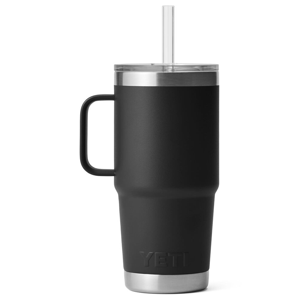 YETI Rambler 25 Oz Straw Mug in Black, , large