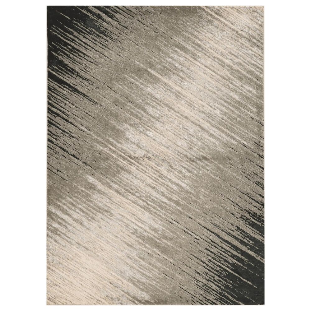 Kas Oriental Rugs Luna Nova 3"3" x 4"11" Silver and Grey Area Rug, , large