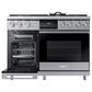 Dacor 48" Professional Dual Fuel Range in Silver Stainless Steel, , large