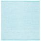 Safavieh Montauk 6" Square Aqua and Blue Area Rug, , large
