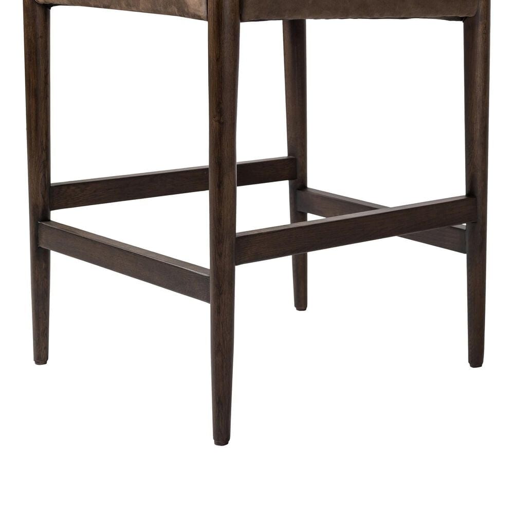 Four Hands Jayla Counter Stool in Burnt Oak, , large