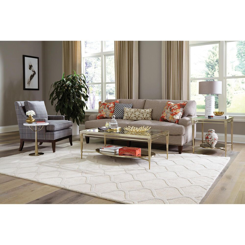 American Drew Galerie Rectangular End Table in Champagne, , large