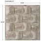 Uttermost Pickford 20" x 20" Wood Wall Decor in Natural Wash and Ivory, , large