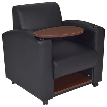 Regency Global Sourcing Nova Tablet Storage Armchair in Black and Java, , large