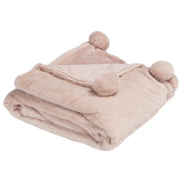 Safavieh Dalson 50" x 60" Throw in Pink, , large