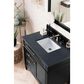 James Martin Vanities Brittany 36" Single Bathroom Vanity in Black Onyx with 3 cm Charcoal Soapstone Quartz Top and Rectangle Sink, , large