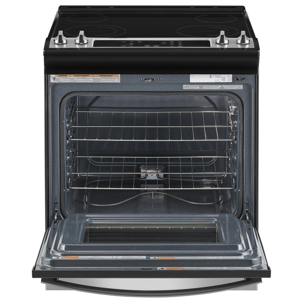Whirlpool 4.8 Cu. Ft. Electric Range with Frozen Bake in Stainless Steel, , large