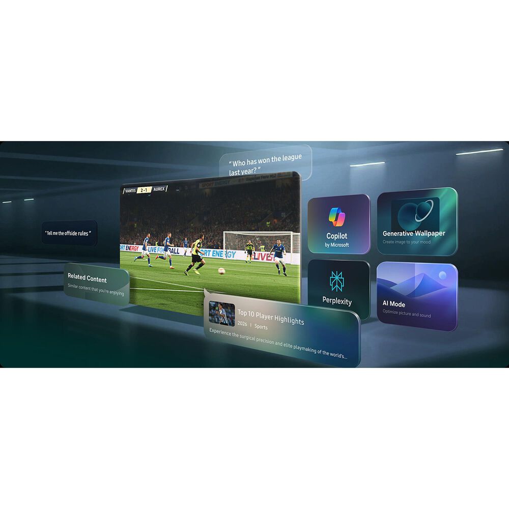 Samsung 85" Class R95H Micro RGB 4K UHD Vision AI in Black - Smart Tizen TV (2026), , large