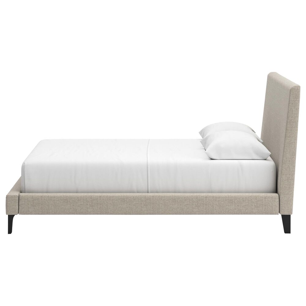 Ashley Cielden Queen Upholstered Platform Bed with Roll Slats in Tan, , large