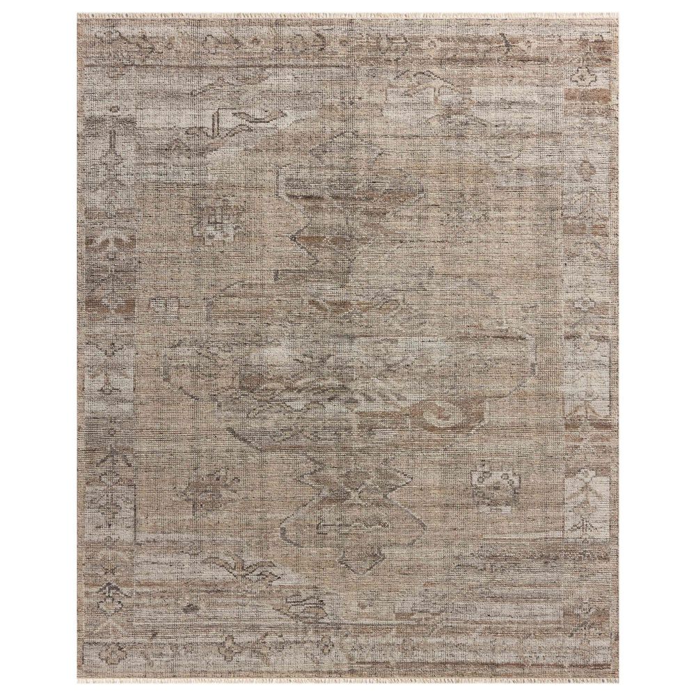 Magnolia Home Abigail 4" x 6" Mocha and Smoke Area Rug, , large