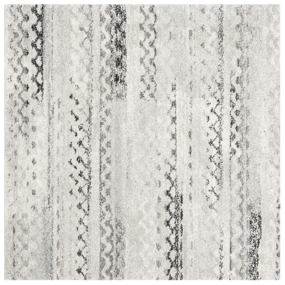 Safavieh Retro RET2136-1180 4" Square Cream and Grey Area Rug, , large