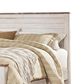 Signature Design by Ashley Willowton King Panel Bed in Whitewash, , large