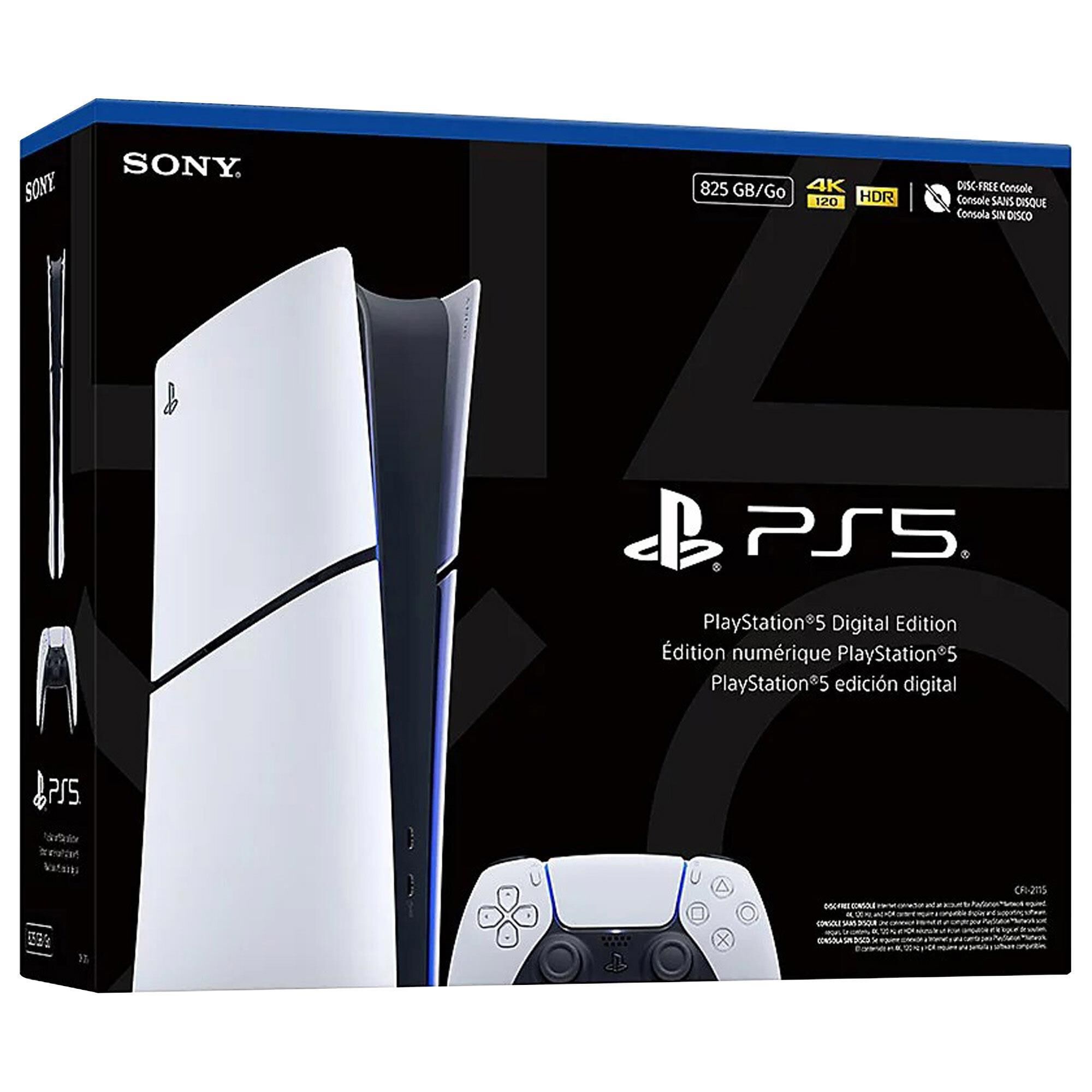 極美品SONY PlayStation 5 Digital Edition Sony PlayStation 5 Slim Digital Edition Console 825 GB in White
