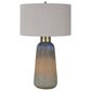 Uttermost Western Sky Table Lamp in Blue Green, Indigo and Golden Rust, , large