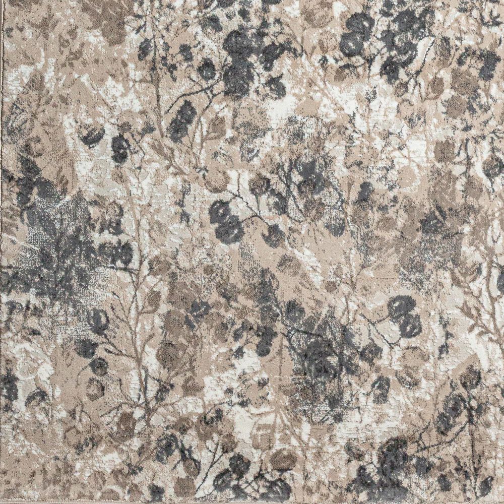 Radici USA Livigno Floral 7&#39;10&quot; x 10&#39;6&quot; Grey Area Rug, , large