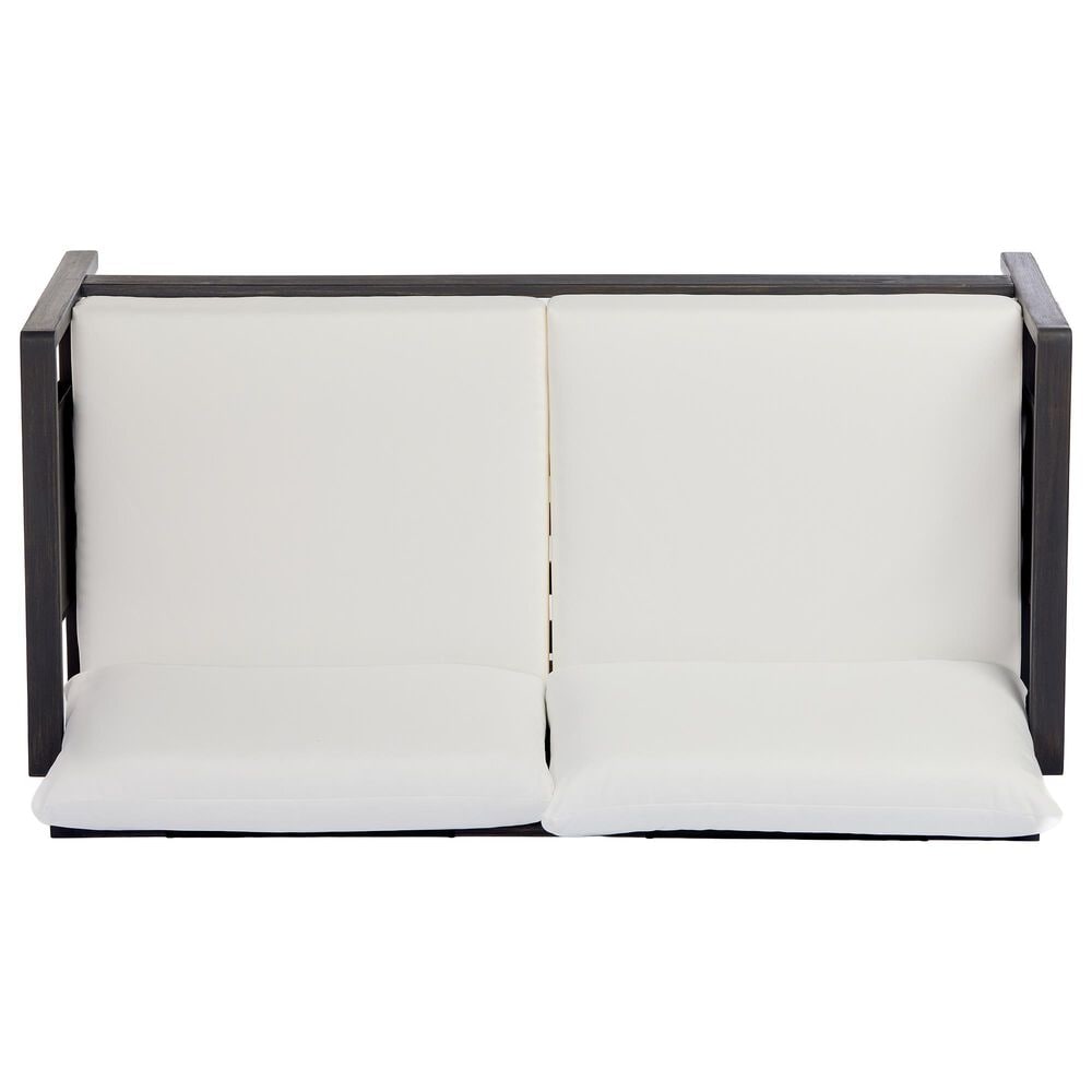 HOMLUX 4-Pieces Outdoor Conversation Set in White and Black, , large