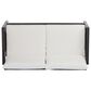 HOMLUX 4-Pieces Outdoor Conversation Set in White and Black, , large