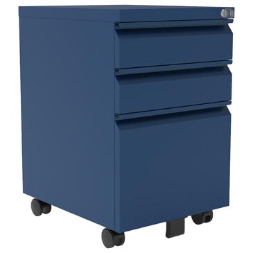 Furniture of America Crenshaw File Cabinet in Navy Blue, , large