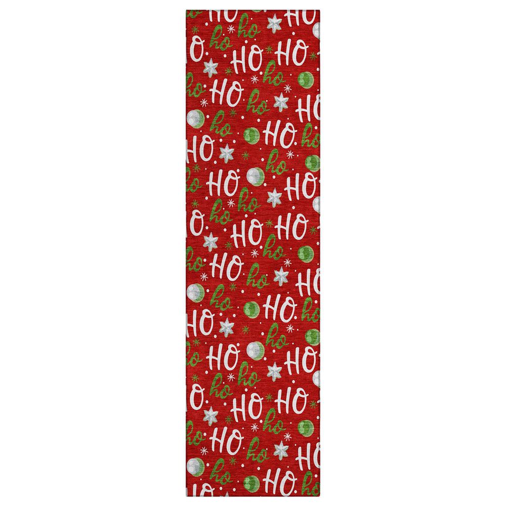 Dalyn Rug Company Wonderland WN18 2"3" x 7"6" Red Indoor/Outdoor Runner, , large