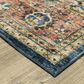 Oriental Weavers Sumter 2" x 8" Blue and Rust Runner, , large