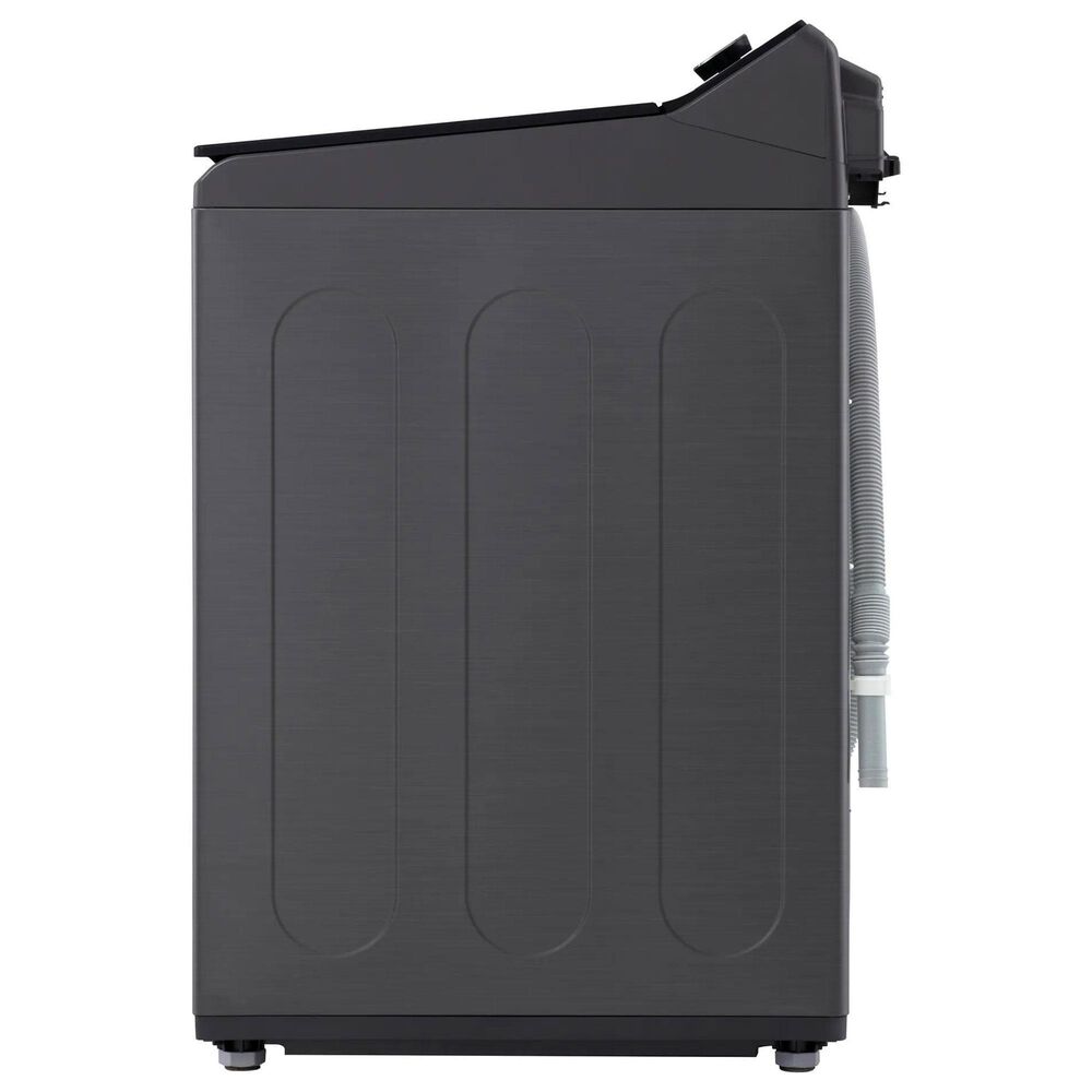 LG 5 Cu. Ft. Smart Top Load Washer and 7.3 Cu. Ft. Electric Dryer Laundry Pair in Platinum Black, , large