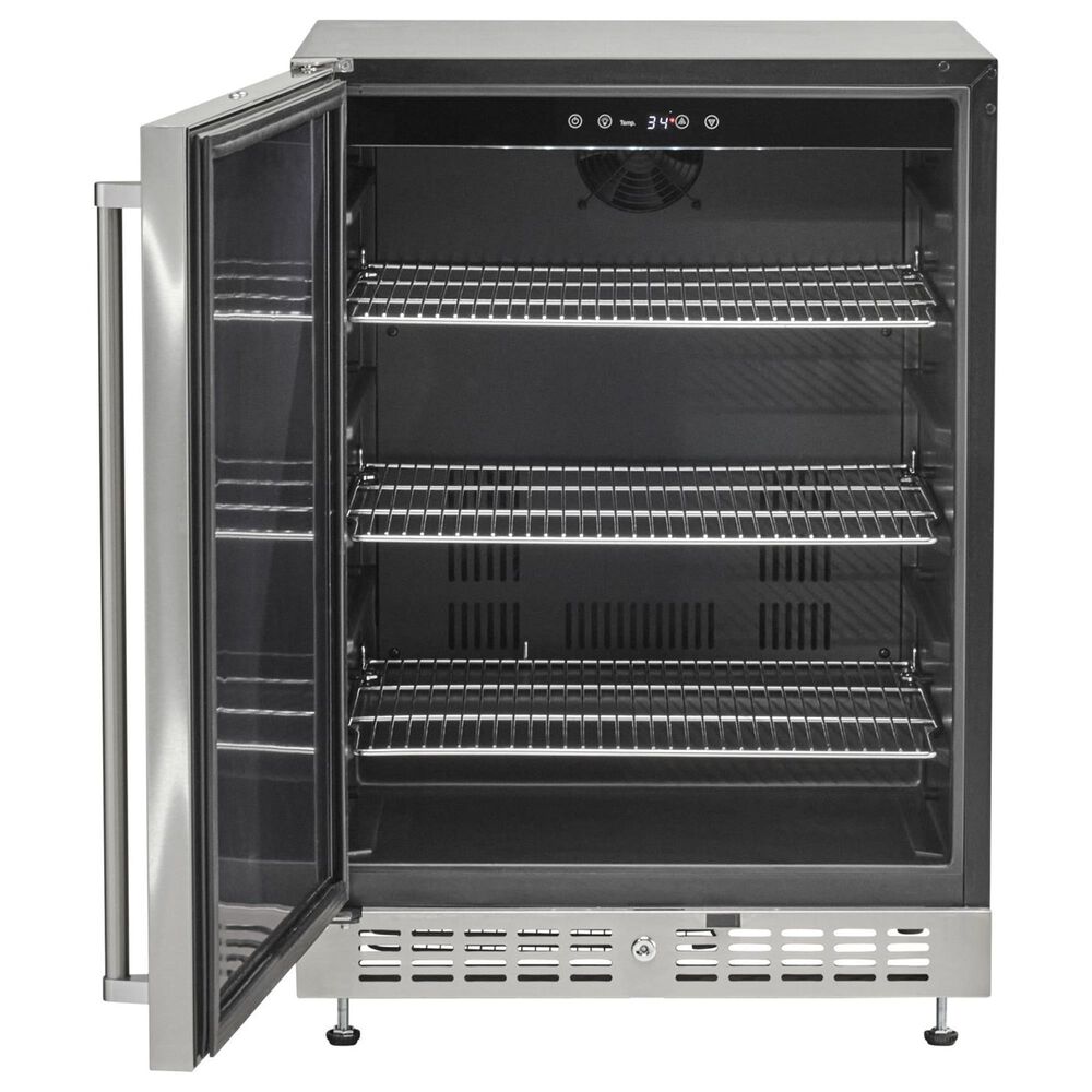 Coyote Outdoor 5.1 Cu. Ft. Outdoor Built-In Refrigerator in Stainless Steel, , large