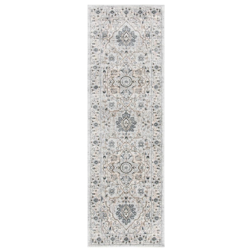 Safavieh Isabella 2"2" x 7" Light Gray and Gray Runner, , large